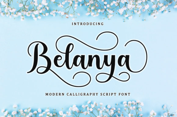 Belanya: A Modern Calligraphy Font for Elegant Branding