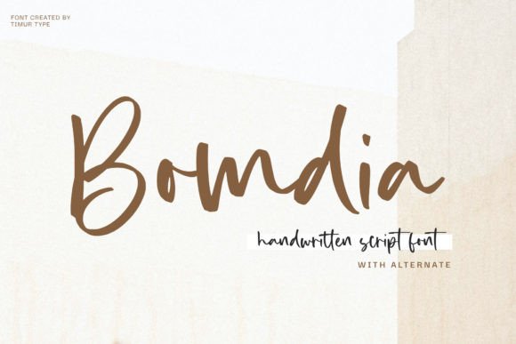 Bomdia: The Fresh Handwritten Script Font for Dynamic Branding