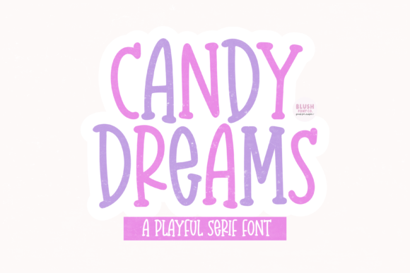 Candy Dreams: A Playful Script Font for Creative Projects