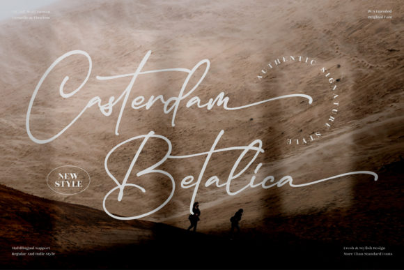 Casterdam Baletica: A Vintage Script for Modern Branding