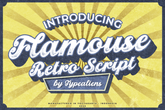 Flamouse: The Retro Script with Modern Edge