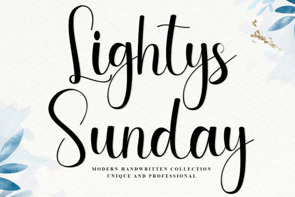 Lightys Sunday: A Font with Autumn in Its DNA