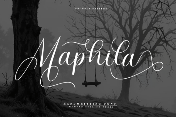 Maphila: The Graceful Script Font for Modern Projects