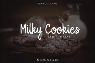 Milky Cookies: A Sweet Script Font for Friendly Designs