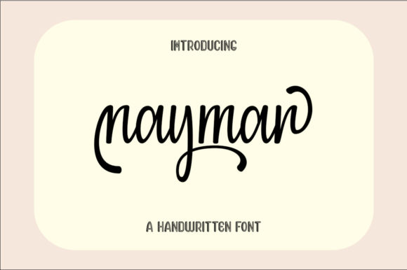 Naymar: The Handwritten Script Font for Modern Designers