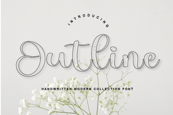Outline: A Modern Script Font for Bold Branding