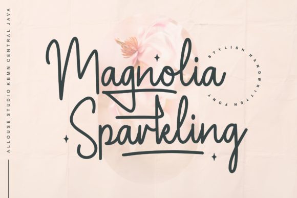 Refine Your Brand with Magnolia Sparkling Typography