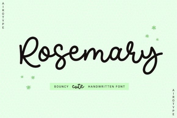 Rosemary: The Playful Script Font for Authentic Design