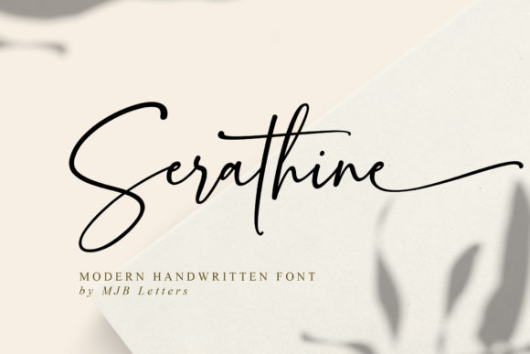 Serathine: Crafting Visual Stories with a Modern Script