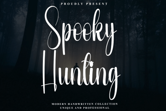 Spooky Hunting: A Rhythmic Font for Autumn Branding