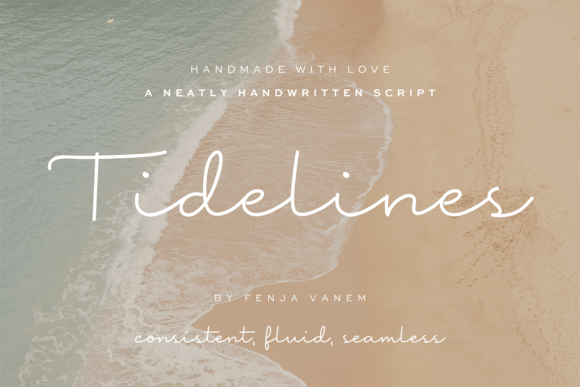 Tidelines: Where Ocean Rhythm Meets Handwritten Elegance